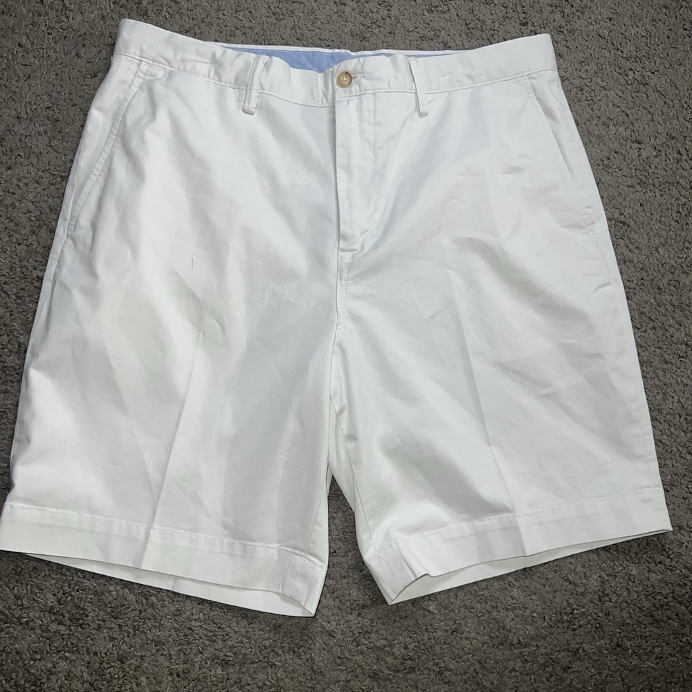 Polo Ralph Lauren Mens 34 Khaki 9 Inch Stretch Chino Shorts
